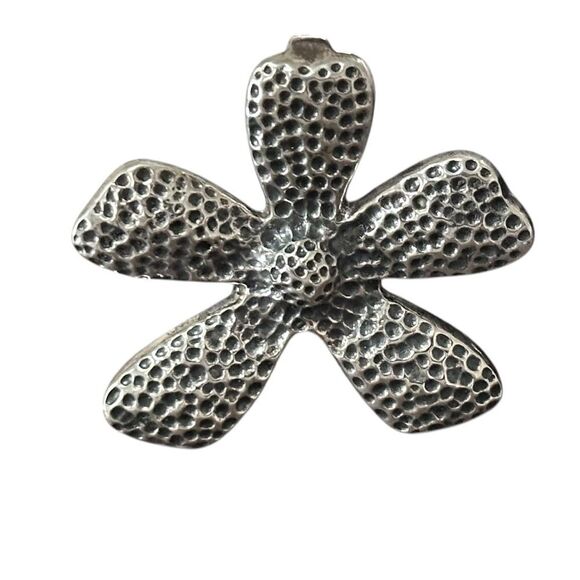 Silpada S1101 Sterling 925 Silver Large Daisy Flower Pendant - Picture 6 of 8